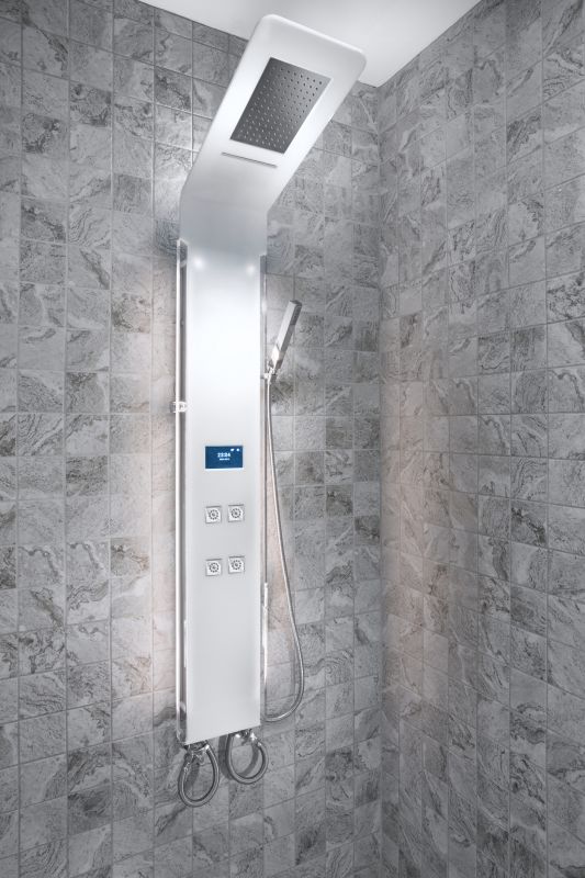 Bathroom with Smart Shower System