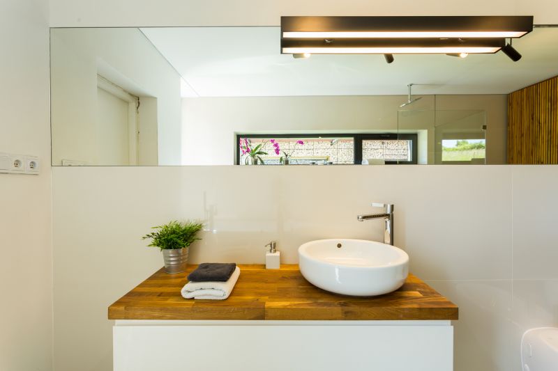 Contemporary Vanity with Vessel Sink