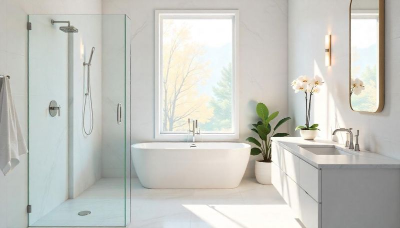 Freestanding Tub Installation in Bucks County, PA